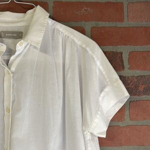 Everlane box shirt Casual Button Down Shirt size M
